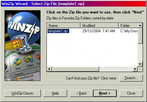 WinZip box
